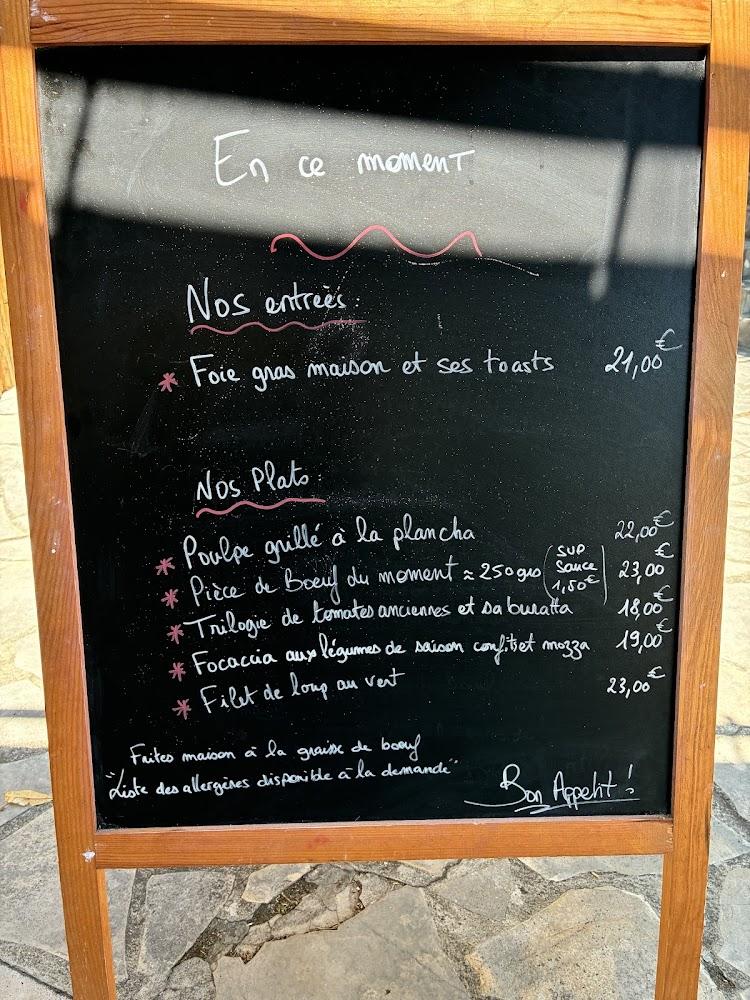 Bar Restaurant Le saint jean - Menu Image 1